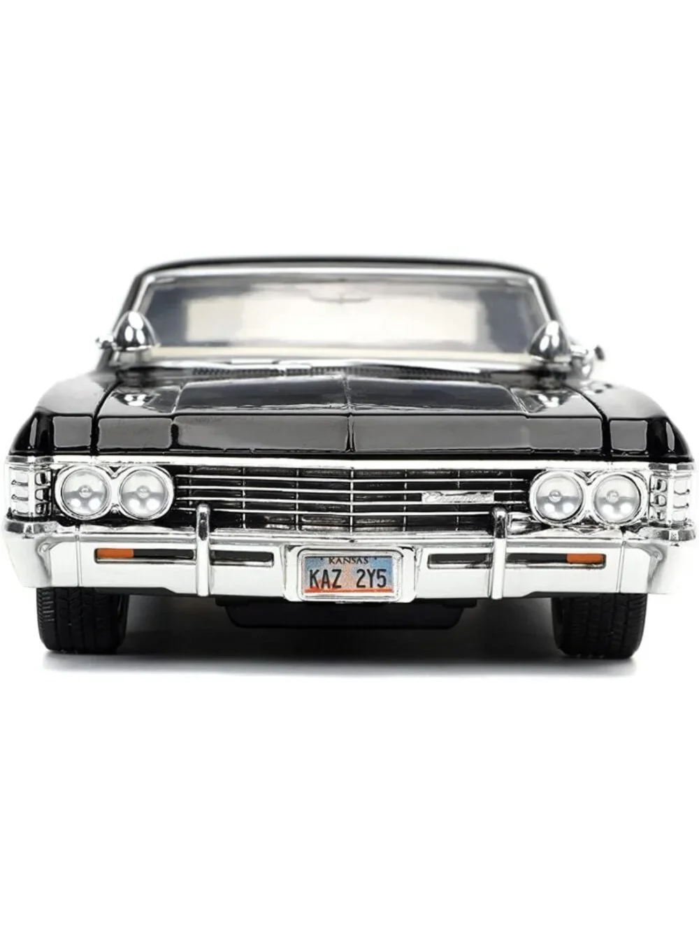 1967 Chevy Impala Die-cast Car with Dean Winchester Figure - Collectible Toy for